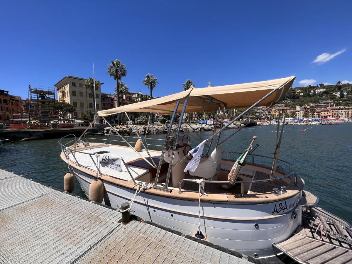Mazzini 12, Elegant Central Apartment With Free Private Garage 800 M, Air Conditioning, Wi-Fi, Just 100 M From The Public Beach Rapallo Eksteriør billede