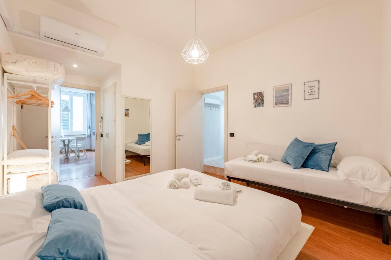 Mazzini 12, Elegant Central Apartment With Free Private Garage 800 M, Air Conditioning, Wi-Fi, Just 100 M From The Public Beach Rapallo Eksteriør billede