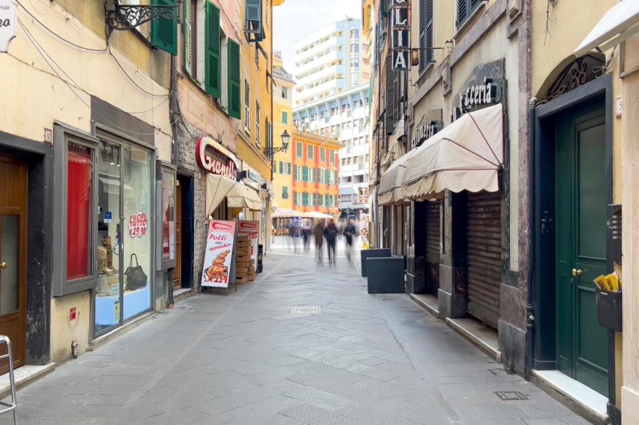 Mazzini 12, Elegant Central Apartment With Free Private Garage 800 M, Air Conditioning, Wi-Fi, Just 100 M From The Public Beach Rapallo Eksteriør billede