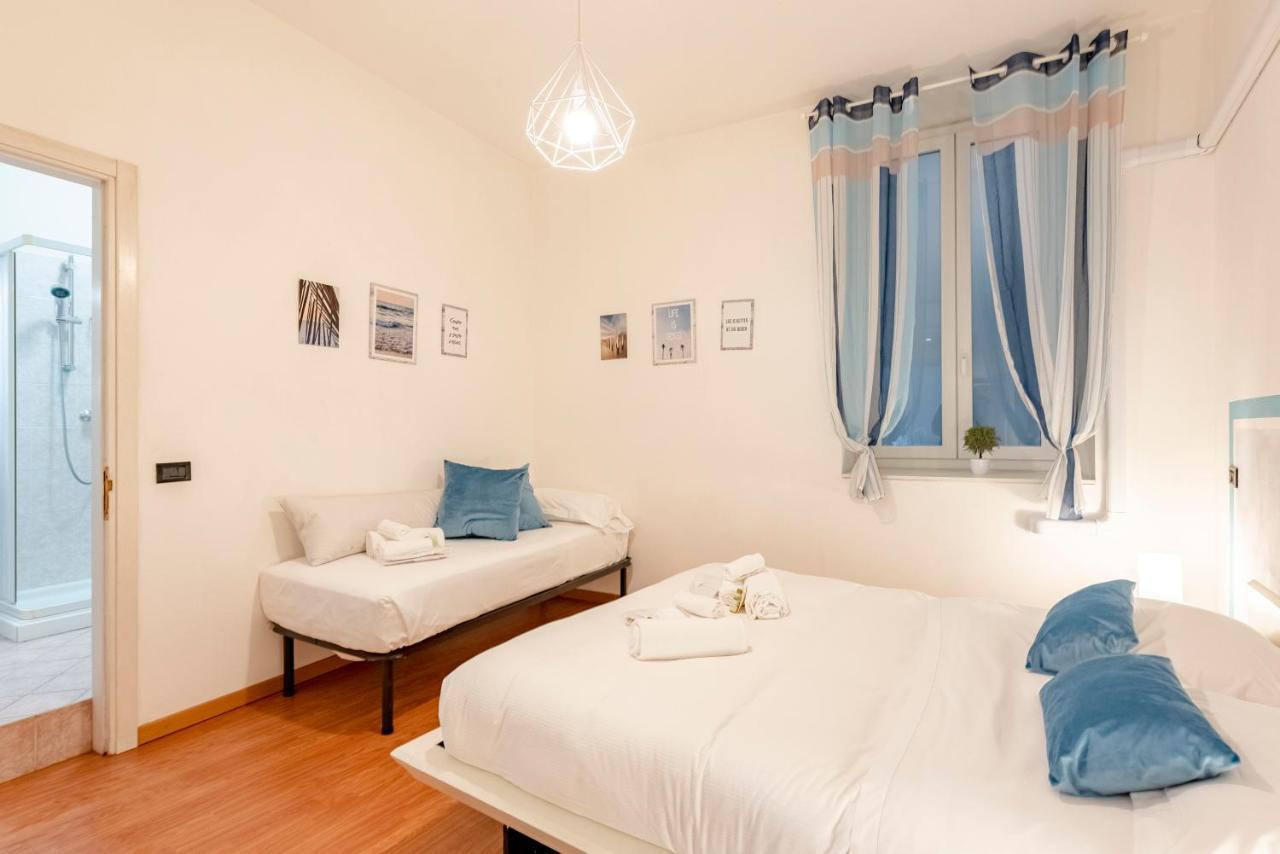 Mazzini 12, Elegant Central Apartment With Free Private Garage 800 M, Air Conditioning, Wi-Fi, Just 100 M From The Public Beach Rapallo Eksteriør billede