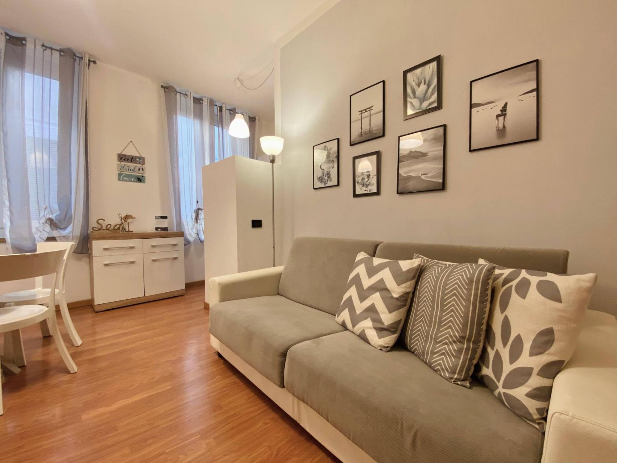 Mazzini 12, Elegant Central Apartment With Free Private Garage 800 M, Air Conditioning, Wi-Fi, Just 100 M From The Public Beach Rapallo Eksteriør billede